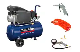 Brico Dépôt Compresseur electrique 1 1100 w 24 l blue line mecafer offre