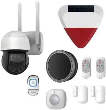 Brico Dépôt Kit sécurité alarme + caméra motorisée offre