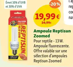Maxi Zoo Zoomed Ampoule Reptisun offre