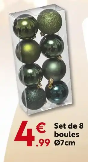 Maxi Bazar Set de 8 boules offre