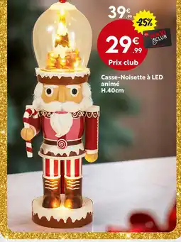 Maxi Bazar Casse-Noisette à LED animé offre