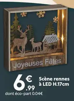 Maxi Bazar Scène rennes à led h.17cm offre