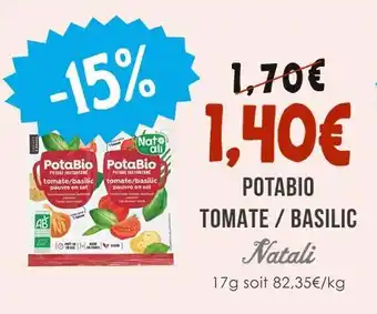 Naturalia NATALI Potabio tomate / basilic offre