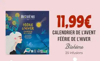Naturalia BIOHÊME Calendrier de l'avent féerie de l'hiver offre
