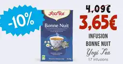 Naturalia Yogi Tea Infusion Bonne Nuit offre
