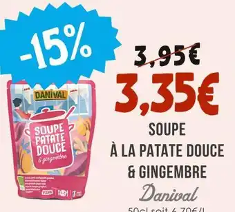 Naturalia DANIVAL Soupe à la patate douce & gingembre offre