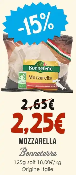 Naturalia Bonneterre Mozzarella offre