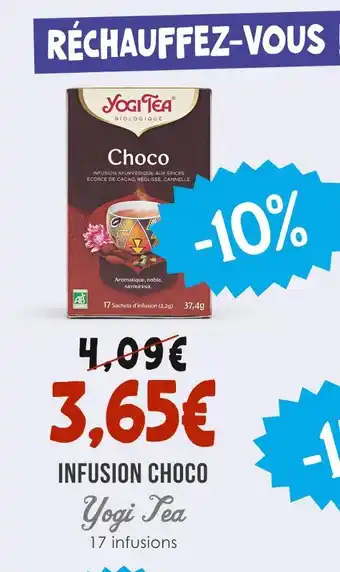 Naturalia Yogi Tea Infusion Choco offre