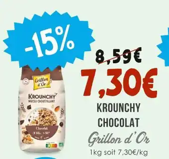 Naturalia Grillon d'Or Krounchy Chocolat offre