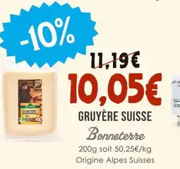 Naturalia Bonnetère Gruyère Suisse offre