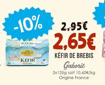 Naturalia Gaborit Kéfir de brebis offre