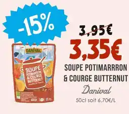 Naturalia DANIVAL Soupe Potimarron & Courge Butternut offre