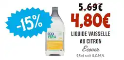 Naturalia ECOVER Liquide vaisselle au citron offre