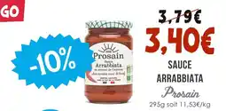 Naturalia PROSAIN Sauce arrabbiata offre