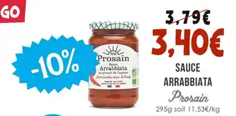 Naturalia PROSAIN Sauce arrabbiata offre