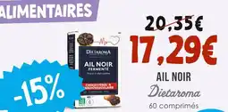 Naturalia DIETAROMA Ail noir offre