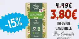 Naturalia BIO CONSEILS Infusion camomille offre