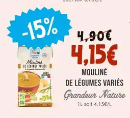 Naturalia Grandeur Nature Mouliné de légumes variés offre