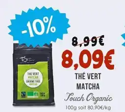 Naturalia Touch Organic Thé Vert Matcha offre
