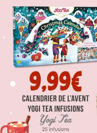 Naturalia Yogi Tea Calendrier de l'Avent Yogi Tea Infusions offre