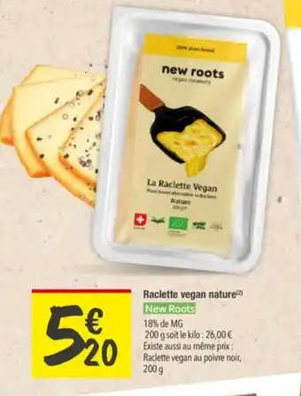 Les Comptoirs de la Bio NEW ROOTS Raclette vegan nature offre