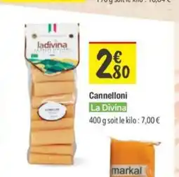Les Comptoirs de la Bio LA DIVINA Cannelloni offre