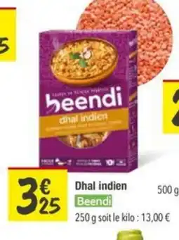 Les Comptoirs de la Bio BEENDI Dhal indien offre