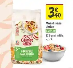 Les Comptoirs de la Bio CELNAT Muesli sans gluten offre