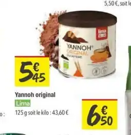 Les Comptoirs de la Bio LIMA Yannoh original offre