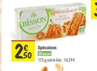 Les Comptoirs de la Bio BISSON Spéculoos offre