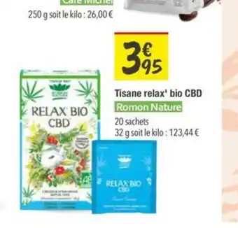 Les Comptoirs de la Bio ROMON NATURE Tisane relax' bio CBD offre