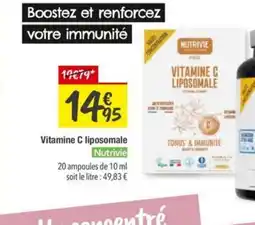 Les Comptoirs de la Bio NUTRIVIE Vitamine C liposomale offre