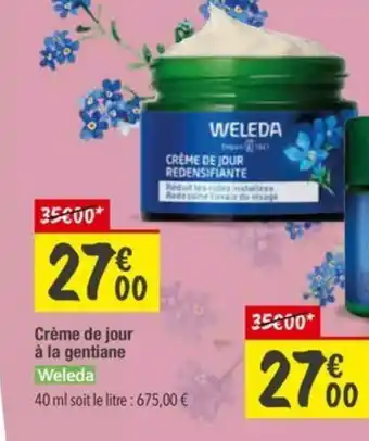 Les Comptoirs de la Bio WELEDA Crème de jour à la gentiane offre
