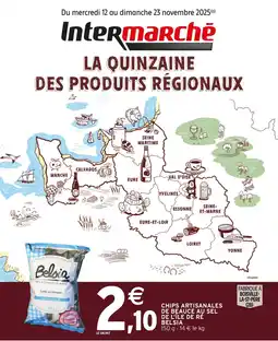 Intermarché Express BELSIA Chips artisanales de beauce au sel de l'île de ré offre