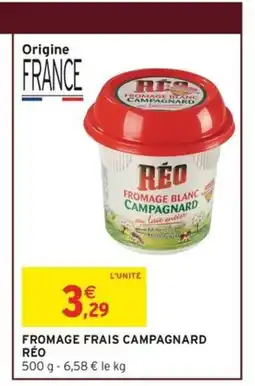 Intermarché Express RÉO Fromage frais campagnard offre