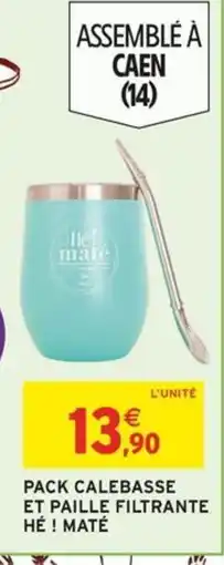 Intermarché Express HÉ ! MATÉ Pack calebasse et paille filtrante offre