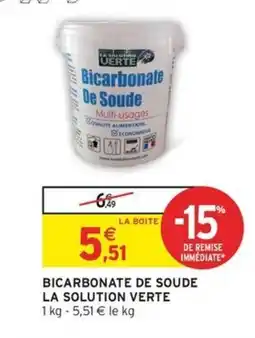 Intermarché Express LA SOLUTION VERTE Bicarbonate de soude offre