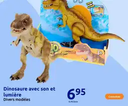 Action Dinosaure avec son et lumière offre