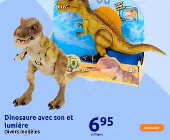 Action Dinosaure avec son et lumière offre