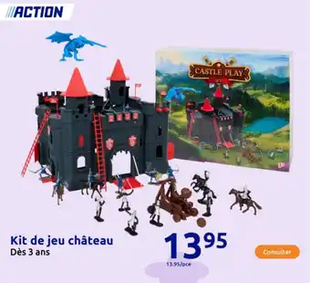 Action Kit de jeu château offre