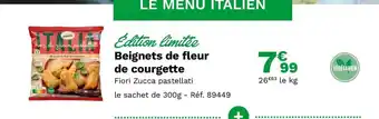 Beignets de fleur de courgette