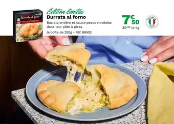 Picard Burrata al forno offre