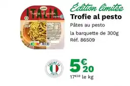 Picard Trofie al pesto offre