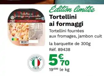 Tortellini ai farmaggi