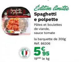 Picard Spaghetti e polpette offre