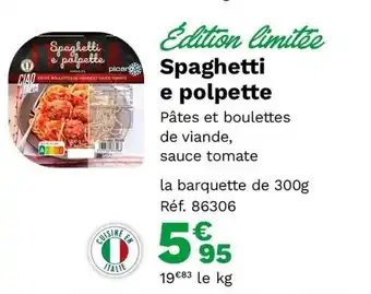 Picard Spaghetti e polpette offre
