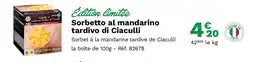 Picard Sorbetto al mandarino tardivo di Ciaculli offre