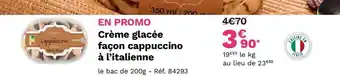 Picard Crème glacée façon cappuccino à l'italienne offre