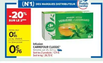 Carrefour Market CARREFOUR CLASSIC Infusion offre
