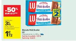 Carrefour Market LU Biscuits Petit Ecolier offre